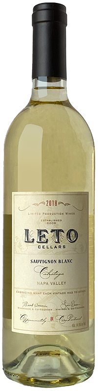 2018 Leto Cellars Calistoga Sauvignon Blanc