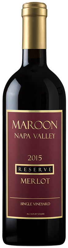 2015 Maroon Reserve Merlot Single Vineyard Napa Valley