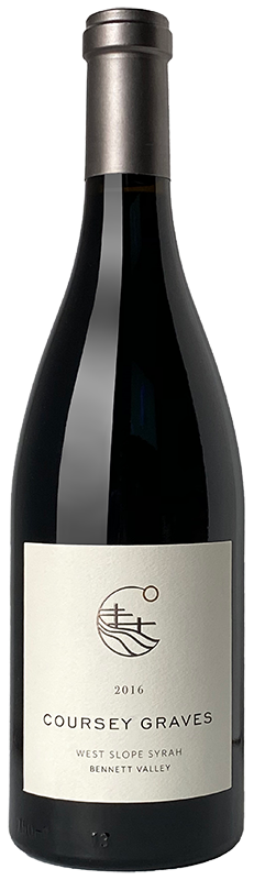 2016 Coursey Graves West Slope Syrah Bennett Valley