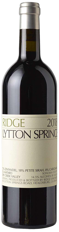 2018 Ridge Proprietary Red Lytton Springs