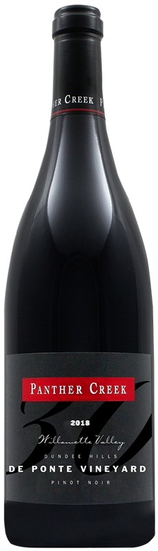 2018 Panther Creek Pinot Noir De Ponte Vineyard Dundee Hills