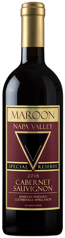 2016 Maroon Special Reserve Cabernet Sauvignon Coombsville