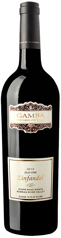 2019 Gamba Zinfandel Starr Road Ranch