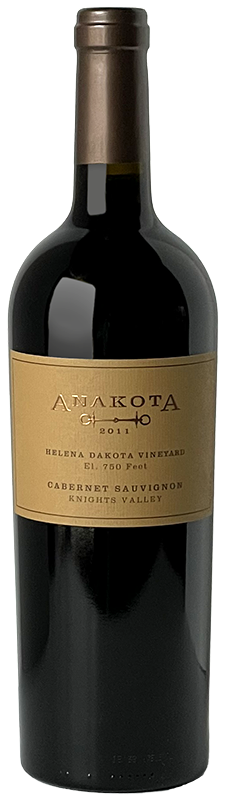2011 Anakota Cabernet Sauvignon Dakota Vineyard Helena