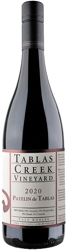 2020 Tablas Creek Patelin De Tablas Rouge Paso Robles