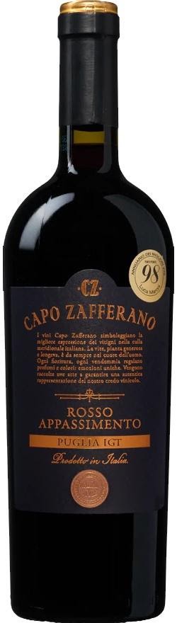 2020 Capo Zafferano Rosso Appassimento Puglia IGT