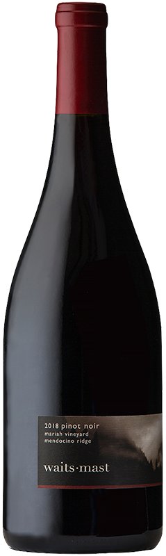 2018 Waits-Mast Pinot Noir Mariah Vineyard Mendocino Ridge