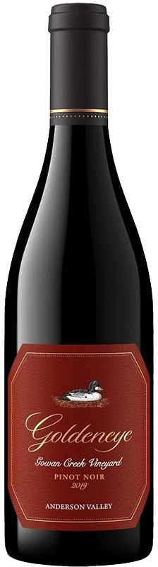 2019 Goldeneye Pinot Noir Gowan Creek Vineyard Anderson Valley