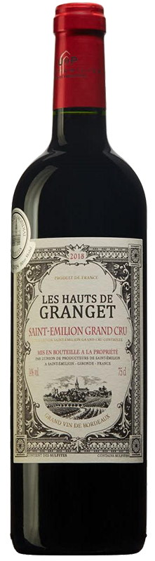 2018 Les Hauts De Granget Saint Emilion Grand Cru Bordeaux