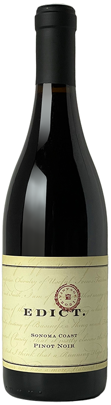 2021 Edict Pinot Noir Sonoma Coast