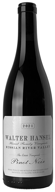 2021 Walter Hansel Pinot Noir Estate Vineyard Russian River Valley
