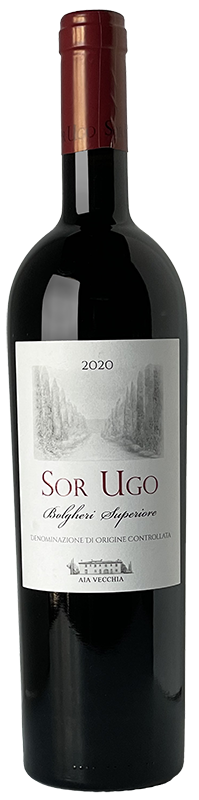 2020 Sor Ugo Super Tuscan Bolgheri Superiore Aia Vecchia Winery