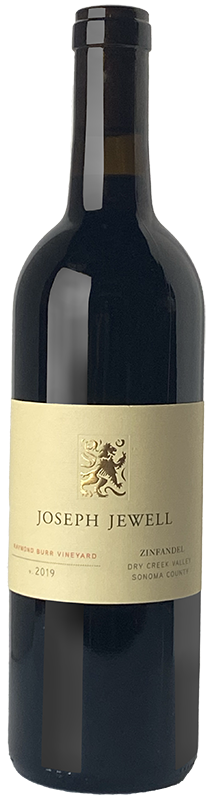 2019 Joseph Jewell Zinfandel Raymond Burr Vineyard Dry Creek Valley