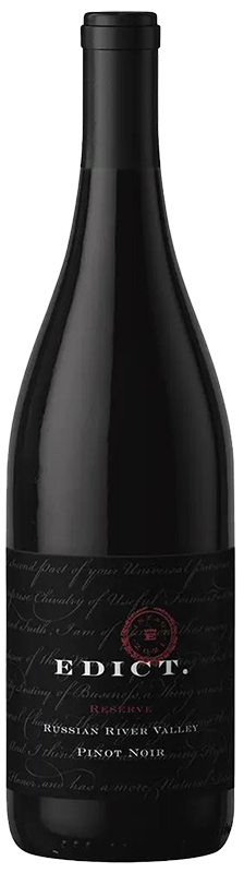 2018 Edict Pinot Noir Reserve Russian River Valley