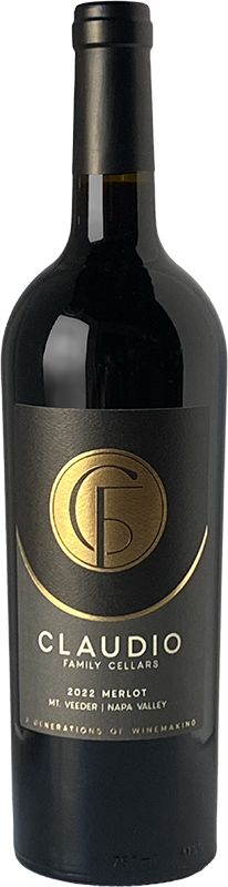 2022 Claudio Family Cellars Merlot Mt. Veeder