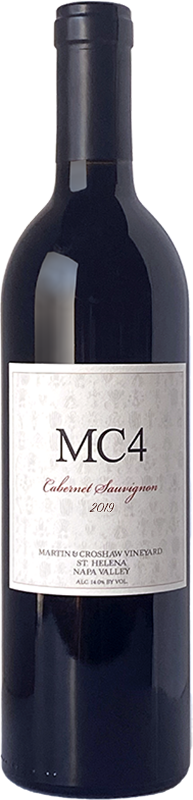 2019 MC4 Cabernet Sauvignon Martin & Croshaw Vineyard St. Helena
