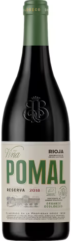 2018 Vina Pomal Organic Reserva Rioja Spain